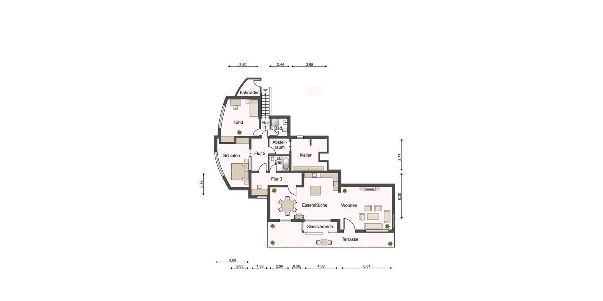 Etagenwohnung Dortmund / Kirchhörde Kirchhörde - 3 Zimmer, 130 m&sup2;, 475.000&euro; | Angebot:25696382