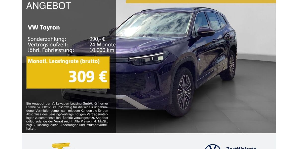 VW Tayron 15.275 km 40.870 &euro; Gelsenkirchen 45894