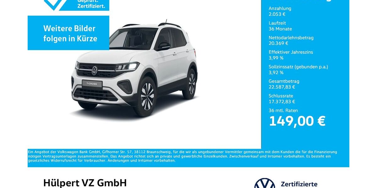 VW T-Cross 3.095 km 22.422 &euro; Dortmund 44141
