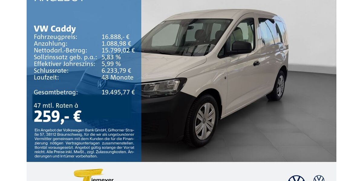 VW Caddy 119.769 km 16.888 &euro; Gelsenkirchen 45888