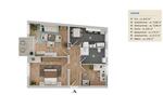 Etagenwohnung Wetter (Ruhr) - 3 Zimmer, 64 m&sup2;, 576&euro; | Angebot:26579684
