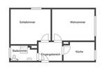 Etagenwohnung Dortmund Kirchlinde - 2 Zimmer, 44 m&sup2;, 105.000&euro; | Angebot:26258316