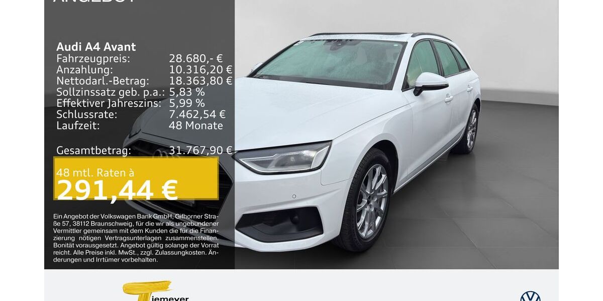 Audi A4 43.000 km 28.680 &euro; Recklinghausen 45663
