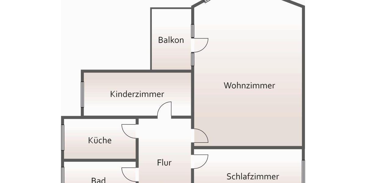 Etagenwohnung Recklinghausen Berghausen - 3 Zimmer, 71 m&sup2;, 500&euro; | Angebot:23196815