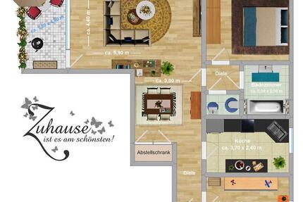 Wohnung Gladbeck - 3 Zimmer, 89 m&sup2;, 565&euro; | Angebot:25809446