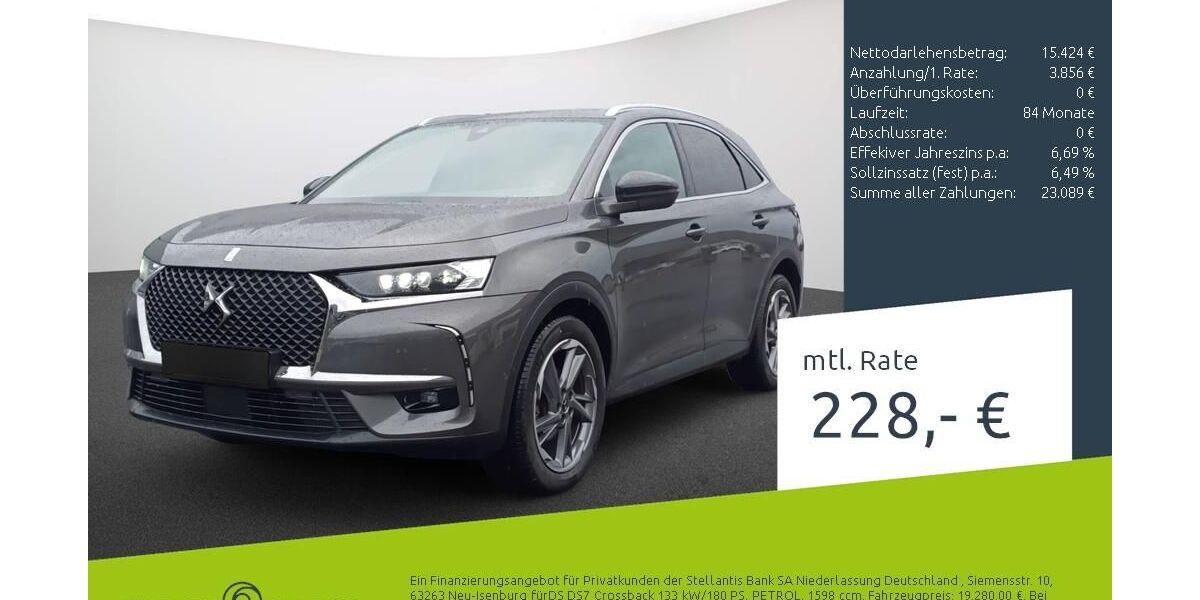 DS Automobiles DS7 (Crossback) 60.537 km 19.280 &euro; Dortmund 44263