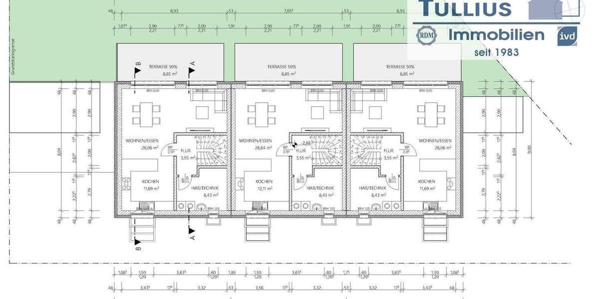 Reihenendhaus Essen Gerschede - 6 Zimmer, 151 m&sup2;, 655.000&euro; | Angebot:25703155