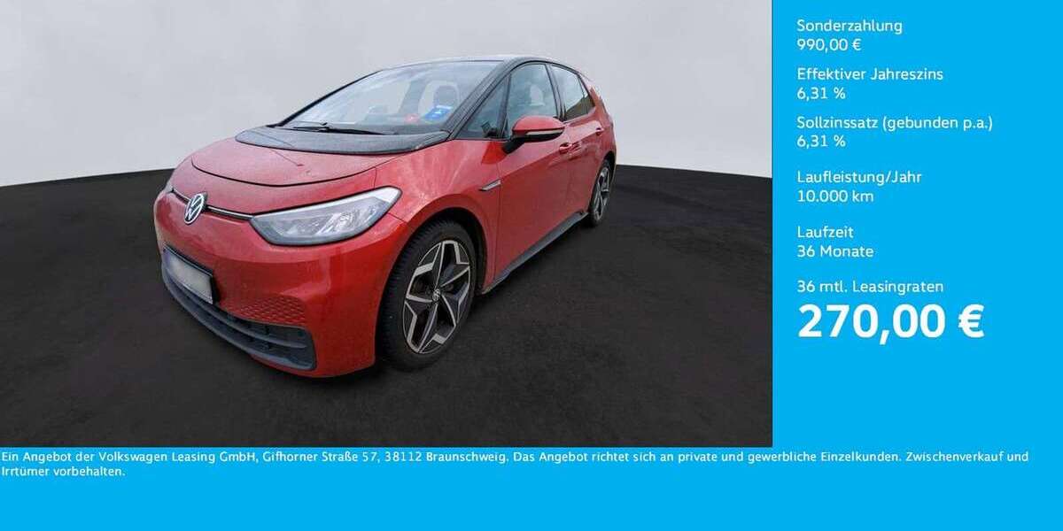 VW ID.3 73.072 km 16.880 &euro; Unna 59423