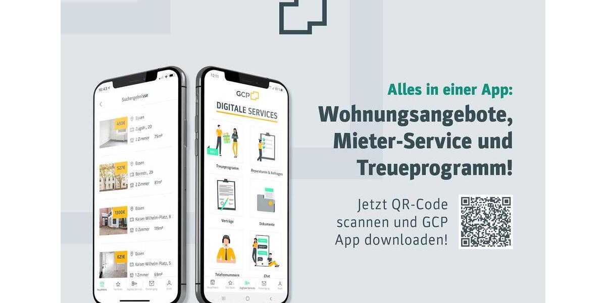 Etagenwohnung Gelsenkirchen Gelsenkirchen-West - 3 Zimmer, 68 m&sup2;, 476&euro; | Angebot:20380027