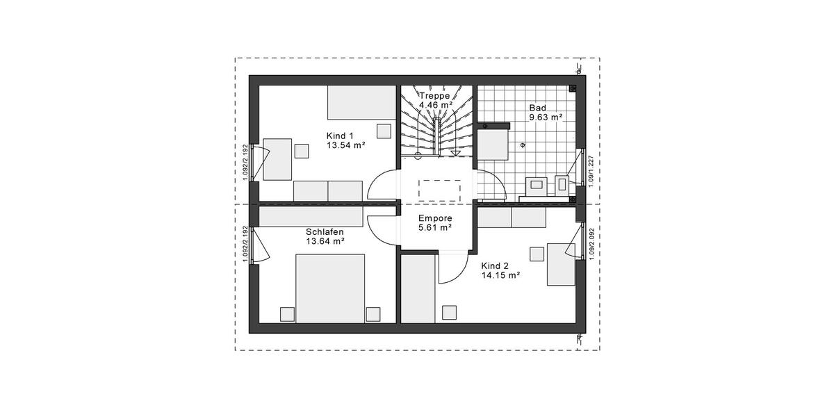 Einfamilienhaus Essen Stadtbezirk IV - 3 Zimmer, 120 m&sup2;, 1.243&euro; | Angebot:26663248