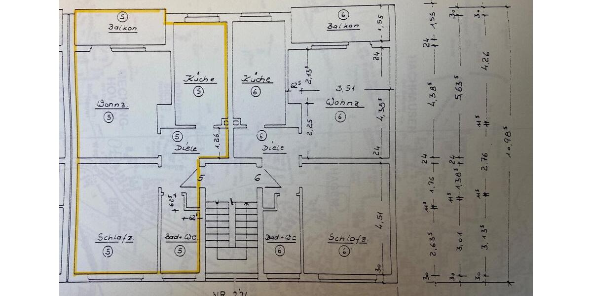 Etagenwohnung Datteln - 2.5 Zimmer, 54 m&sup2;, 89.000&euro; | Angebot:26591191