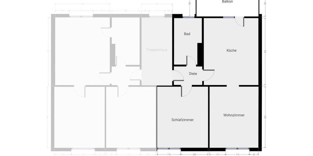 Etagenwohnung Bochum Werne - 2 Zimmer, 68 m&sup2;, 600&euro; | Angebot:25957226