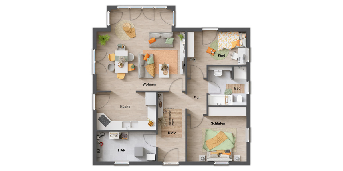 Mehrfamilienhaus, Wohnhaus Hagen Emst - 3 Zimmer, 92 m&sup2;, 237.950&euro; | Angebot:25836137