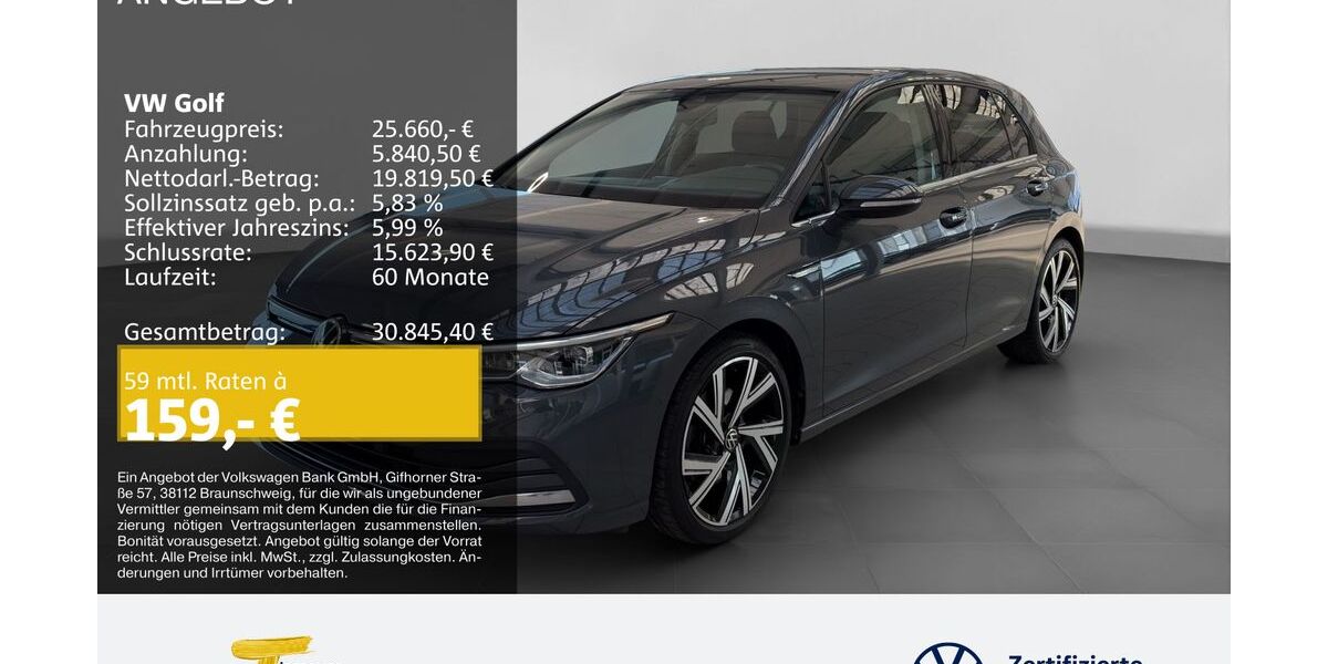 VW Golf 44.846 km 25.660 &euro; Gelsenkirchen 45888