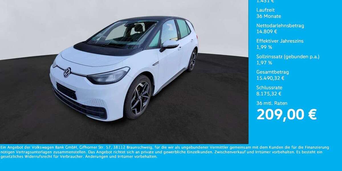 VW ID.3 28.424 km 16.240 &euro; Unna 59423