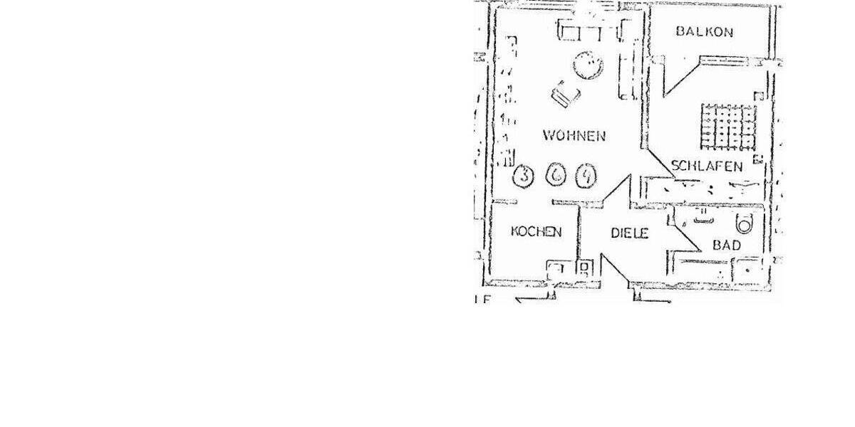 Etagenwohnung Dortmund Hacheney - 2 Zimmer, 58 m&sup2;, 178.000&euro; | Angebot:25729913