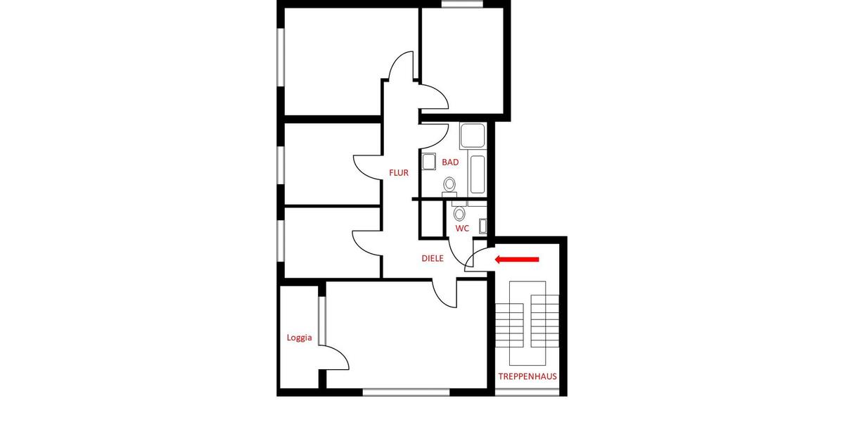 Etagenwohnung Kamen - 4.5 Zimmer, 87 m&sup2;, 185.000&euro; | Angebot:26740937