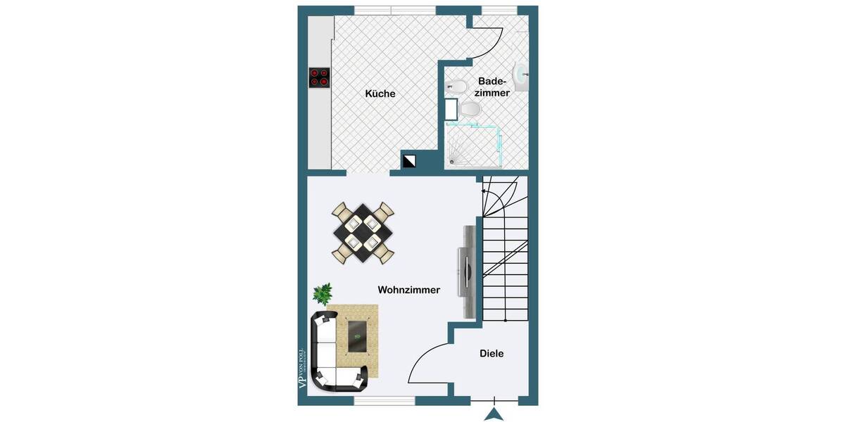 Reihenmittelhaus Essen / Stoppenberg Stoppenberg - 4 Zimmer, 113 m&sup2;, 320.000&euro; | Angebot:26672413
