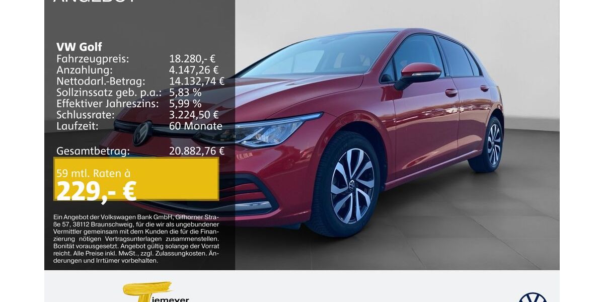 VW Golf 52.435 km 18.280 &euro; Bochum 44892
