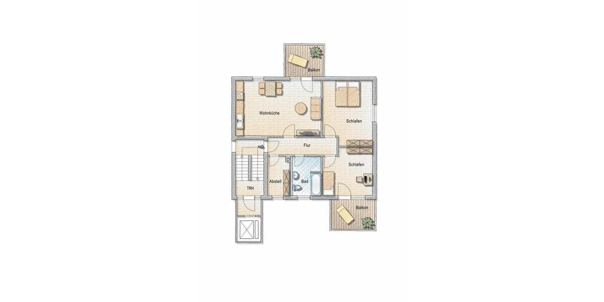Etagenwohnung Dortmund Innenstadt West - 3 Zimmer, 89 m&sup2;, 1.260&euro; | Angebot:26614547