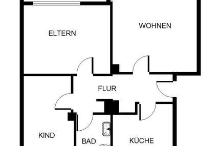 Wohnung Gelsenkirchen Hassel - 3 Zimmer, 67 m&sup2;, 449&euro; | Angebot:26098599