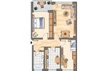 Etagenwohnung Castrop-Rauxel Bladenhorst - 3 Zimmer, 71 m&sup2;, 549&euro; | Angebot:25784514