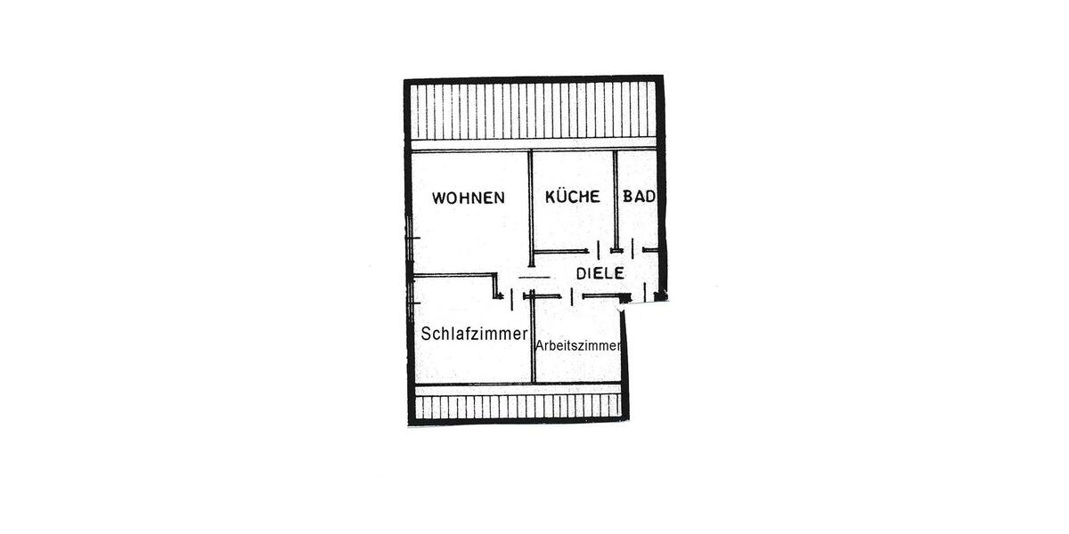 Dachgeschoßwohnung Gladbeck Brauck - 2.5 Zimmer, 50 m&sup2;, 380&euro; | Angebot:26517340