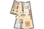 Etagenwohnung Castrop-Rauxel Bladenhorst - 2 Zimmer, 48 m&sup2;, 399&euro; | Angebot:26496009