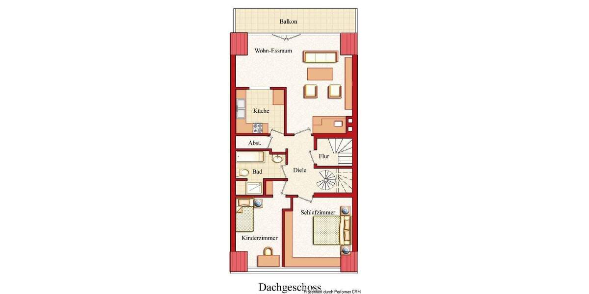 Etagenwohnung Dortmund Hombruch - 4 Zimmer, 76 m&sup2;, 240.000&euro; | Angebot:25744928