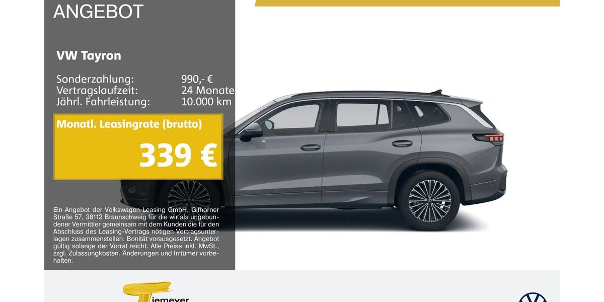 VW Tayron 26.573 km 39.150 &euro; Bochum 44892
