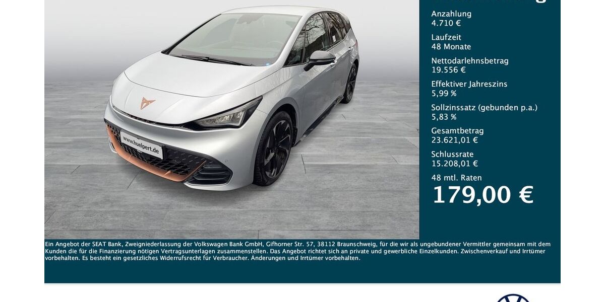 Cupra Born 44.510 km 24.190 &euro; Dortmund 44379