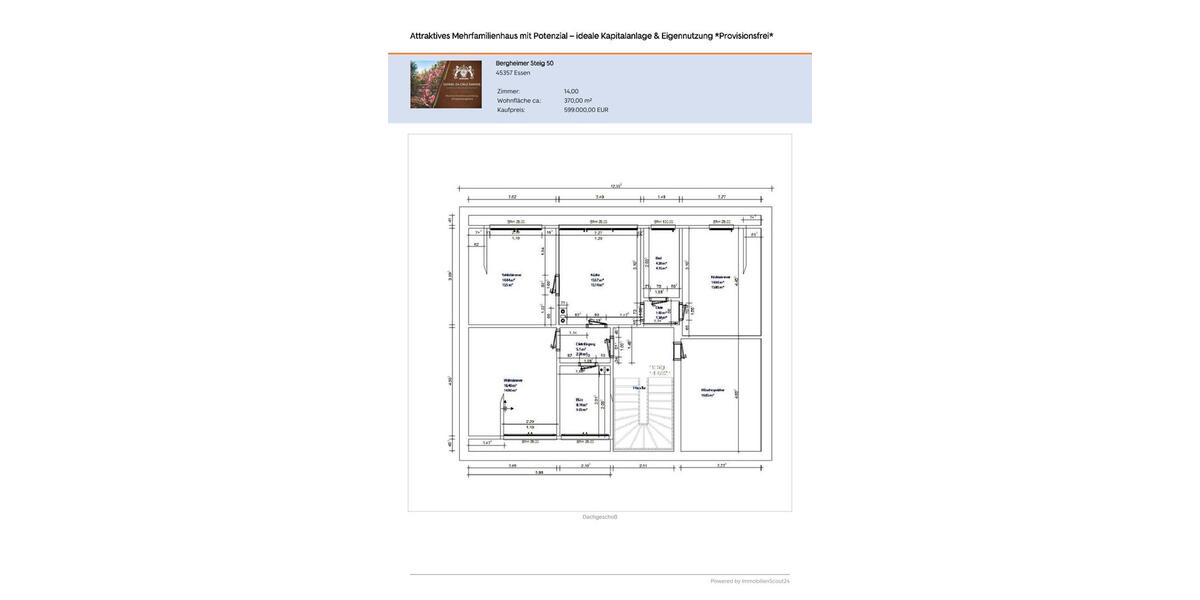 Mehrfamilienhaus, Wohnhaus Essen Stadtbezirk IV - 599.000&euro; | Angebot:26221165
