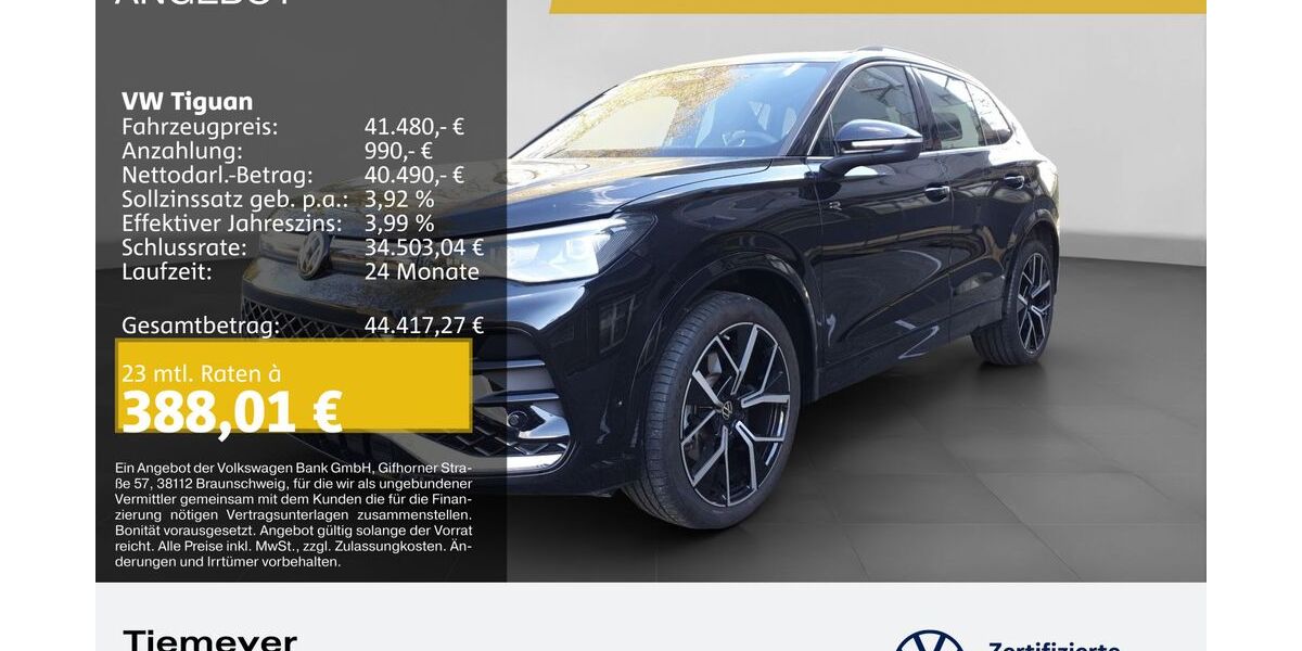 VW Tiguan 10.328 km 41.480 &euro; Bochum 44892
