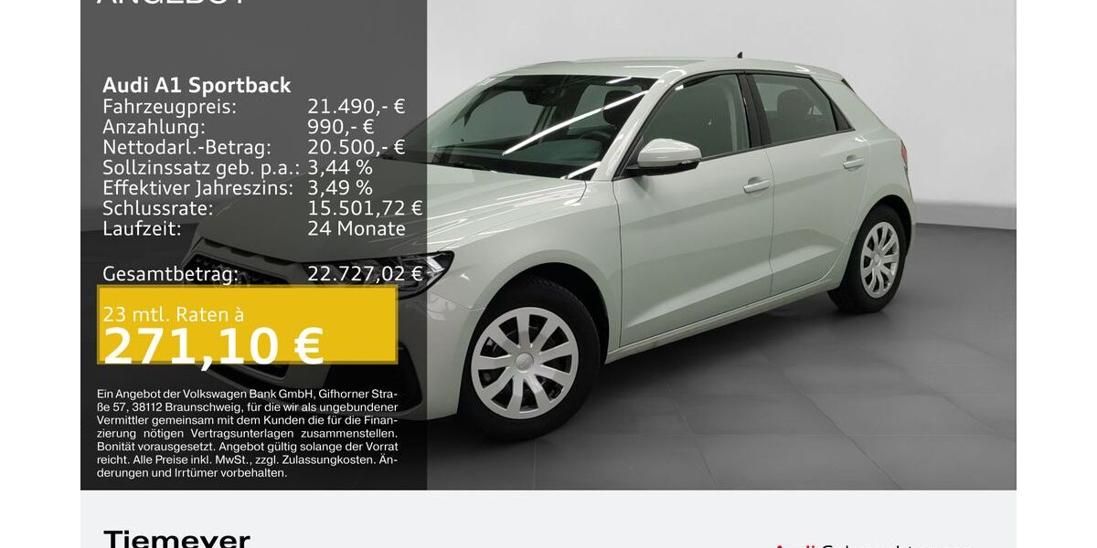 Audi A1 10.836 km 21.490 &euro; Bochum 44809