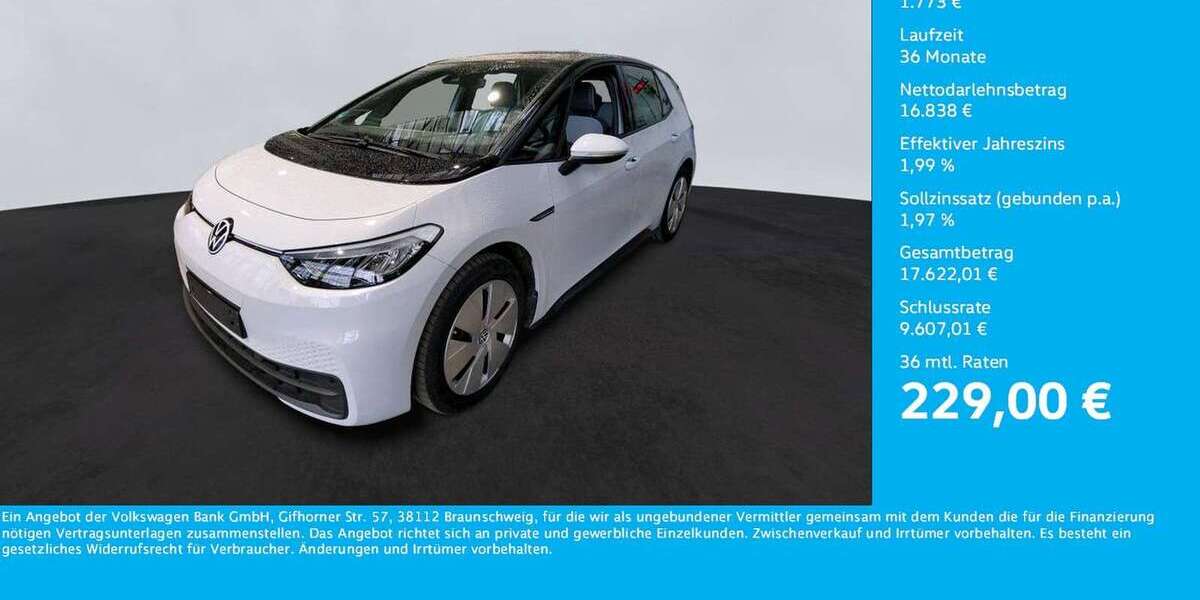 VW ID.3 39.822 km 18.611 &euro; Unna 59423