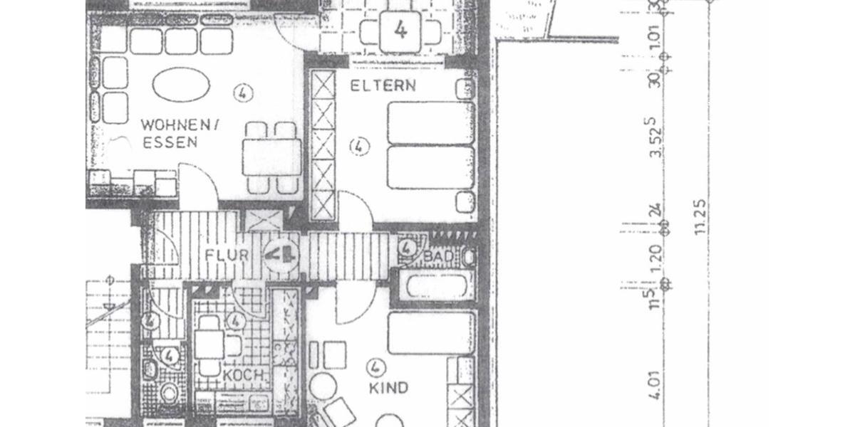 Etagenwohnung Recklinghausen Hillerheide - 3.5 Zimmer, 71 m&sup2;, 199.000&euro; | Angebot:25352162