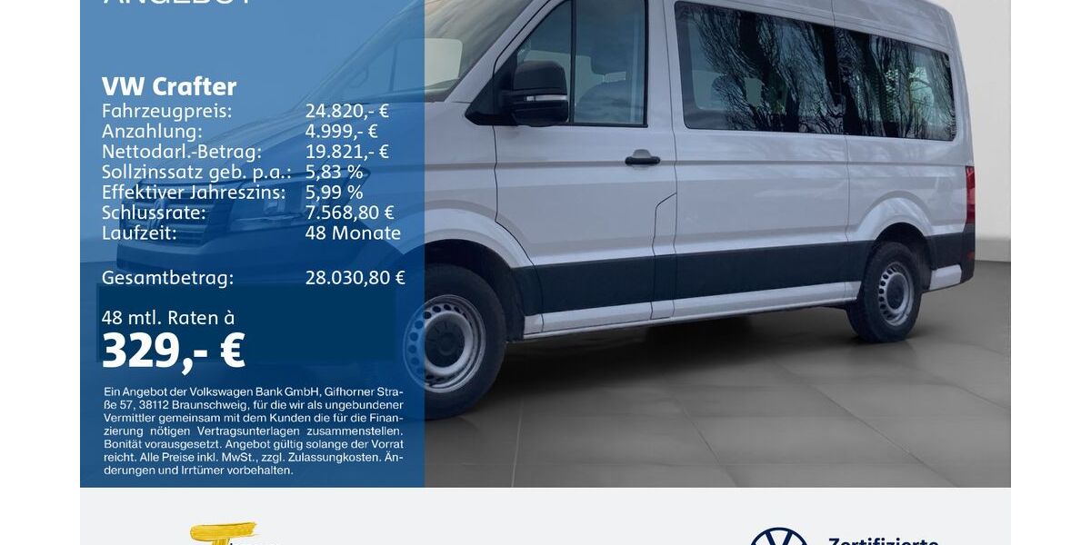 VW Crafter 148.777 km 24.210 &euro; Bochum 44892