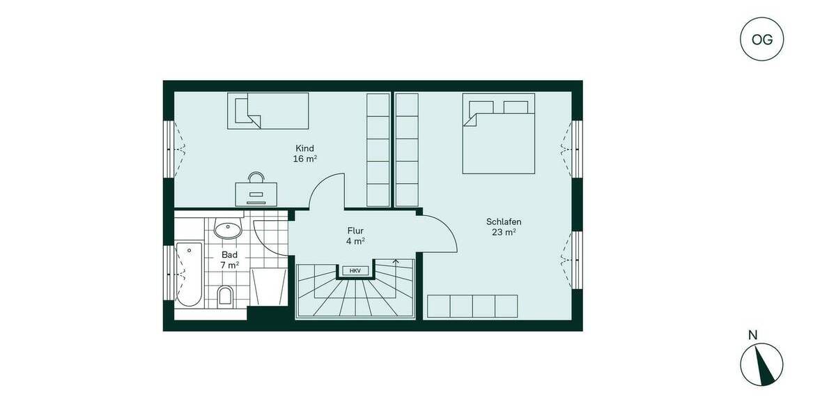 Doppelhaushälfte Bergkamen Weddinghofen - 5 Zimmer, 136 m&sup2;, 469.400&euro; | Angebot:25664075