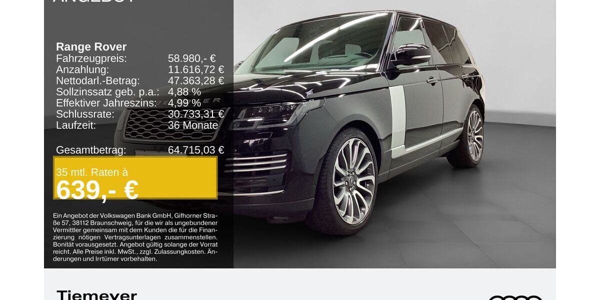 Land Rover Range Rover 78.660 km 56.480 &euro; Bochum 44809