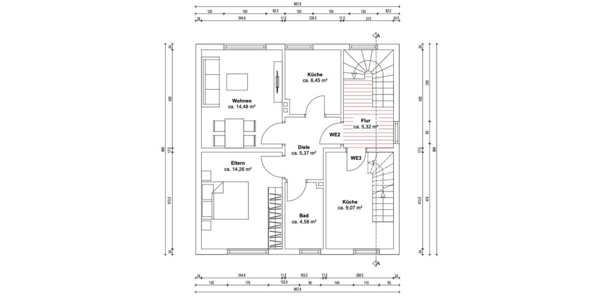 Einfamilienhaus Lünen Wethmar - 1 Zimmer, 165 m&sup2;, 430.000&euro; | Angebot:26569318
