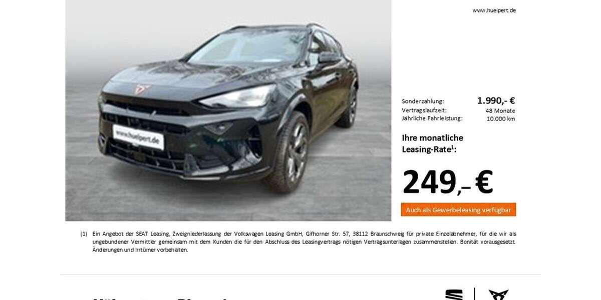 Cupra Formentor 15.865 km 30.690 &euro; Dortmund 44269