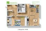 Etagenwohnung Dortmund Brackel - 2 Zimmer, 68 m&sup2;, 981&euro; | Angebot:23671468