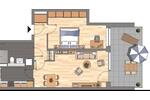 Erdgeschoßwohnung Essen Stadtkern - 2 Zimmer, 64 m&sup2;, 860&euro; | Angebot:25905922